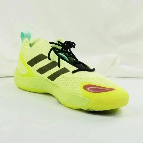 Adidas SM Exhibit A Neon Yellow Men\'s Lace Up Basketball Sneakers FX0643 main image 12